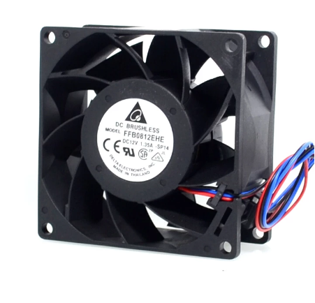 Original DELTA FFB0812EHE Cooling Fan 12V 1.35A 10.8W 3wires FFB0812EHE Fans